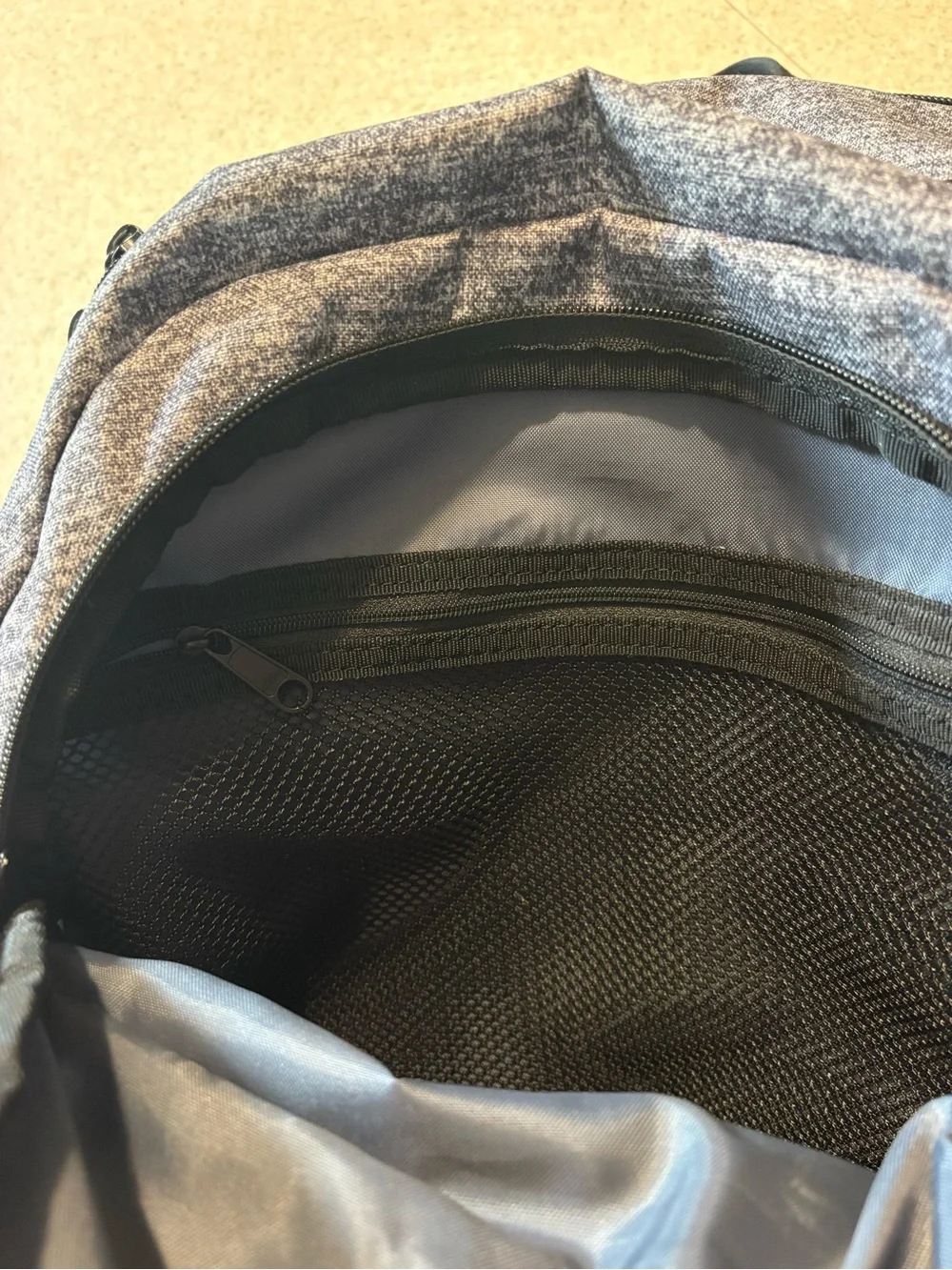 adidas Gray Heather and Black Men's Backpack
